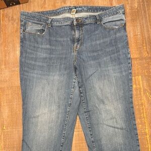 Sonoma Blue Boyfriend Jeans Relaxed Fit